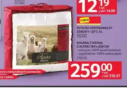 Selgros Kołdra z wełną z alpaki 160x200 cm Magnific oferta