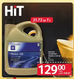 Selgros Olej silnikowy Dexos 2 5W-30 Gm oferta