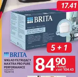 Selgros Wkład filtrujący Maxtra Pro Pure Performance 6-pak Brita oferta