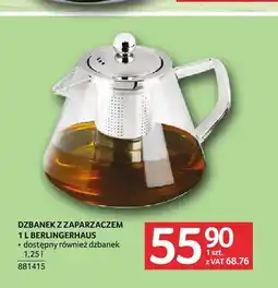 Selgros Dzbanek z zaparzaczem 1 l Berlingerhaus oferta