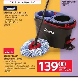 Selgros Komplet mop obrotowy H2PRO Vileda oferta
