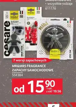 Selgros Zapachy samochodowe Mr & Mrs Fragrance oferta