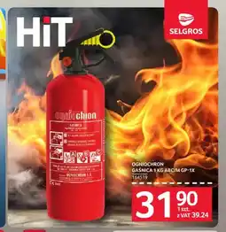 Selgros Gaśnica 1 kg ABC/M GP-1X Ogniochron oferta
