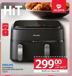 Selgros Frytkownica beztłuszczowa NA351/00 Philips oferta