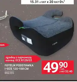 Selgros Fotelik podstawka i-Size 125-150 cm oferta
