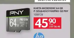 Selgros Karta microSDXC 64GB P-SDU64GV31100PRO-GE Pny oferta