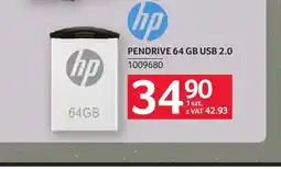 Selgros Pendrive 64GB USB 2,0 Hp oferta