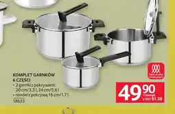 Selgros Komplet garnków 6 części oferta