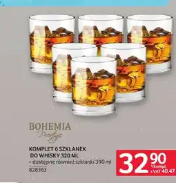 Selgros Komplet 6 szklanek do whisky 320 ml Bohemia Prestige oferta