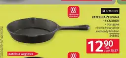 Selgros Patelnia żeliwna 16 cm Iron Ambition oferta