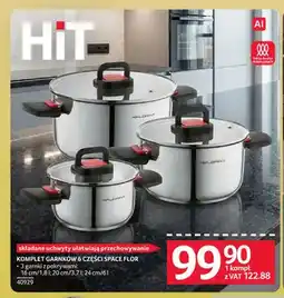 Selgros Komplet garnków 6 części Space Flor Florina oferta