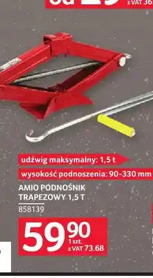 Selgros Podnośnik trapezowy 1,5t Amio oferta