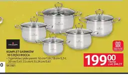 Selgros Komplet garnków 10 części Rocca Zwieger oferta