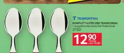 Selgros Komplet 3 łyżeczek Tradicional Tramontina oferta