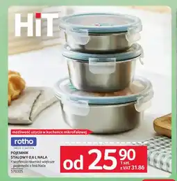 Selgros Pojemnik stalowy 0,6 l Nala Rotho oferta