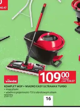 Selgros Komplet mop + wiadro Easy Ultramax Turbo Vileda oferta