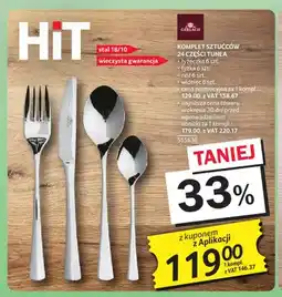 Selgros Komplet sztućców 24 części Tunea Gerlach oferta