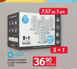 Selgros Wkład filtrujący Classic Standard Dafi 6-pak oferta