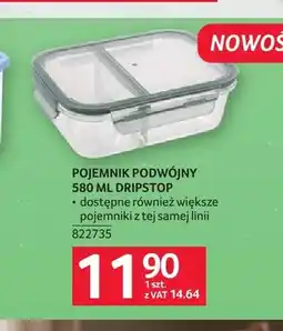 Selgros Pojemnik podwójny 580 ml Dripstop oferta