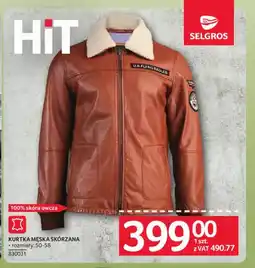 Selgros Kurtka męska skórzana oferta