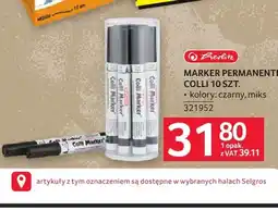 Selgros Marker permanentny Colli czarny Herlitz oferta