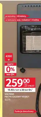 Selgros Piecyk gazowy VO2821 Volteno oferta