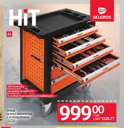 Selgros Szafka serwisowa z wyposażeniem Sthor oferta