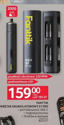 Selgros Wkrętak akumulatorowy S1 Pro Fanttik oferta