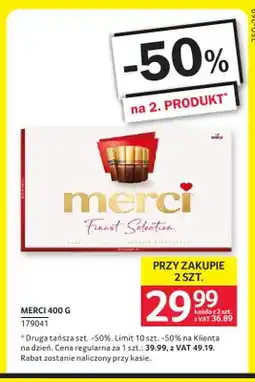 Selgros Czekoladki Merci Finest Selection oferta