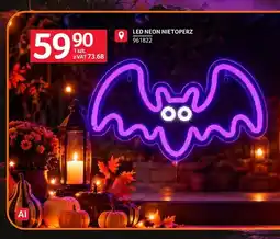 Selgros LED neon nietoperz oferta