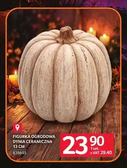Selgros Figurka ogrodowa dynia ceramiczna 13 cm oferta