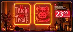 Selgros Neonowa dekoracja ścienna Halloween oferta