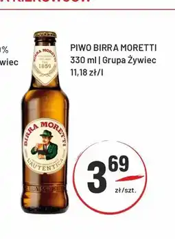 Sedal Piwo Birra Moretti oferta