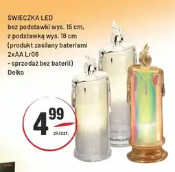 Sedal Świeczka LED z podstawką wys. 18 cm oferta