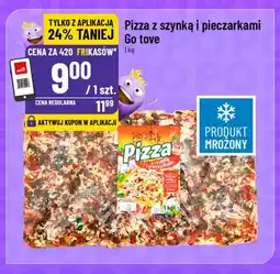 Polomarket Pizza z szynką i pieczarkami Go Tove oferta