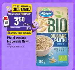 Polomarket Płatki owsiane bio górskie Melvit oferta