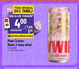 Polomarket Piwo Żywiec Białe z nutą wiśni oferta