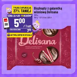 Polomarket Biszkopty z galaretką wiśniową Delisana oferta