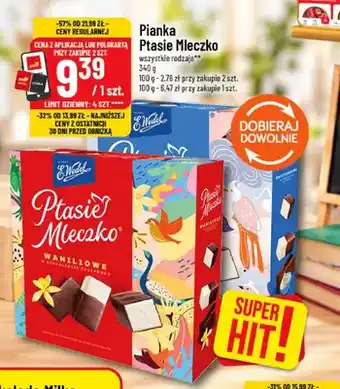 Pianka Ptasie Mleczko E.Wedel