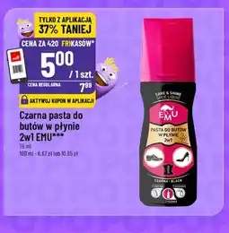 Polomarket Czarna pasta do butów w płynie 2w1 EMU oferta