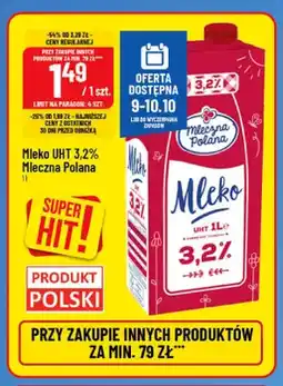 Polomarket Mleko UHT Mleczna Polana 3,2% oferta