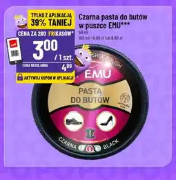 Polomarket Czarna pasta do butów w puszce EMU oferta