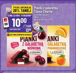 Polomarket Pianki z galaretką wiśniową w czekoladzie Choco Charlie oferta