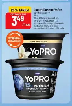 Polomarket Jogurt Danone YoPro waniliowy oferta