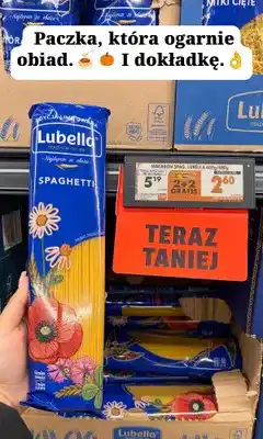 Biedronka Makaron spaghetti Lubella oferta