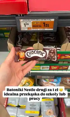 Biedronka Baton zbożowy Nestlé Chocapic oferta