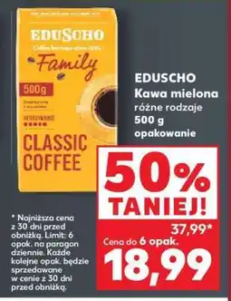 Kaufland EDUSCHO Kawa mielona różne rodzaje 500 g opakowanie oferta