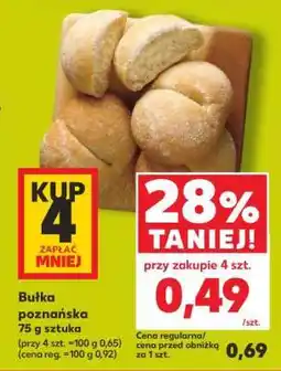 Kaufland Bułka poznańska 75 g sztuka oferta