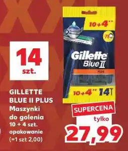Kaufland GILLETTE Blue II Plus oferta