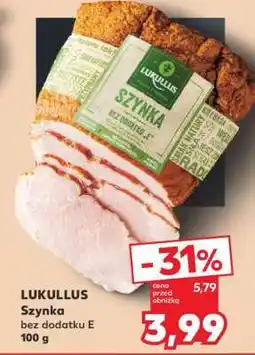 Kaufland LUKULLUS Szynka bez dodatku E 100 g oferta